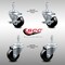 Service Caster 3.5 Inch SS Hard Rubber Wheel Swivel 10mm Threaded Stem Caster Brakes, 2PK SCC-SSTS20S3514-HRS-M1015-2-TLB-2 - alternate 3